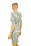 Frostbite Sharp Shoulder Dress - Coquetry Clothing