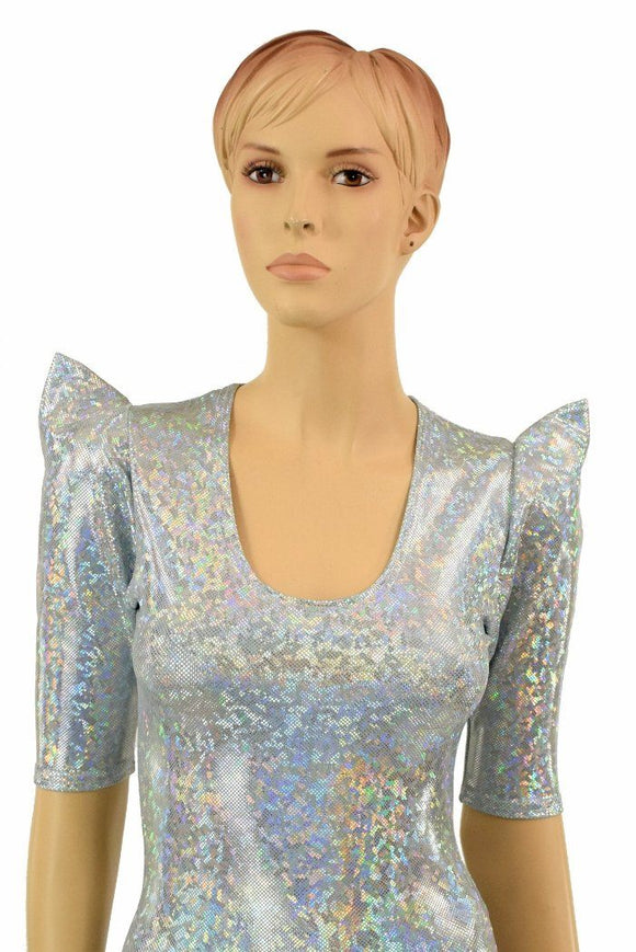 Frostbite Sharp Shoulder Dress - Coquetry Clothing