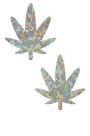 Frostbite Shattered Glass Leaf Pasties - Coquetry Clothing