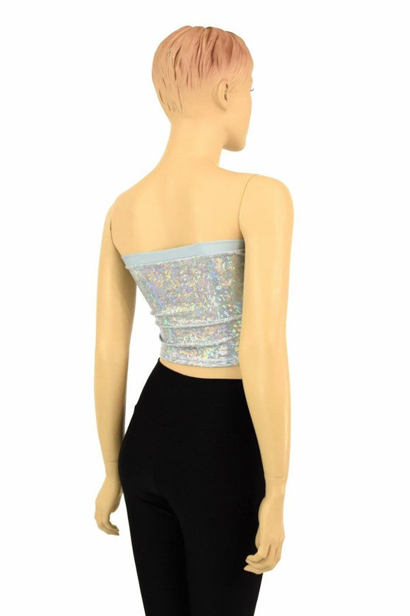 Frostbite Shattered Glass Tube Top - Coquetry Clothing