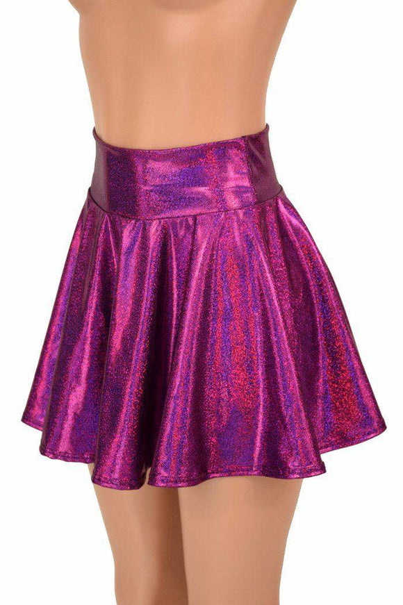Fuchsia Mini Rave Skirt - Coquetry Clothing