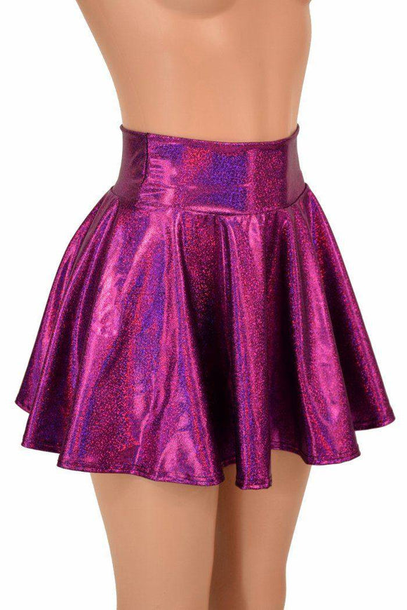 Fuchsia Mini Rave Skirt - Coquetry Clothing