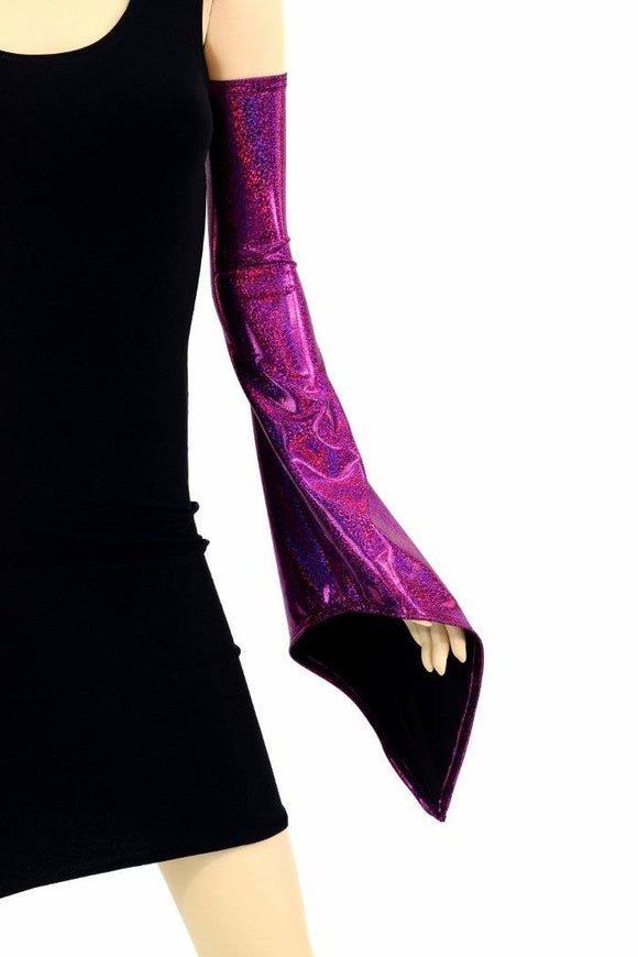 Fuchsia Pixie Arm Warmer Sleeves - Coquetry Clothing