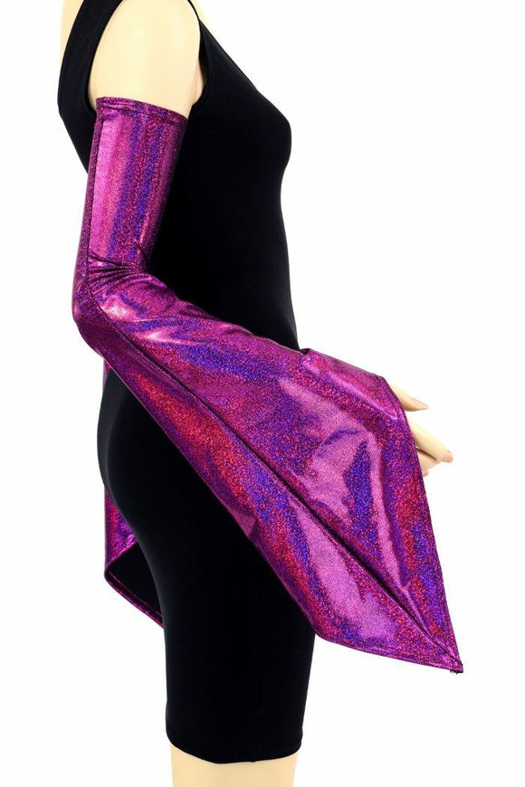Fuchsia Pixie Arm Warmer Sleeves - Coquetry Clothing