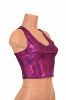 Fuchsia Racerback Crop Top - Coquetry Clothing
