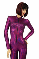 Fuchsia Sparkly "Stella" Catsuit - Coquetry Clothing
