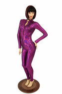 Fuchsia Sparkly "Stella" Catsuit - 5