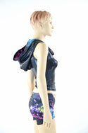 Full Length Hoodie & Midrise Shorts Set - 4