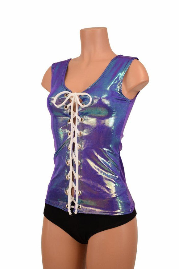 Full Length Lace Up Top - Coquetry Clothing