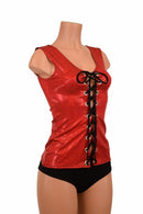 Full Length Lace Up Top - Coquetry Clothing