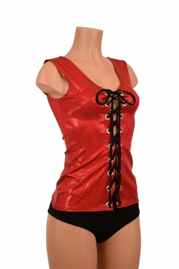 Full Length Lace Up Top - Coquetry Clothing