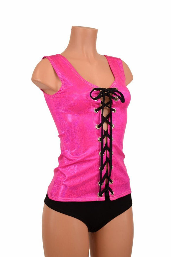 Full Length Lace Up Top - Coquetry Clothing