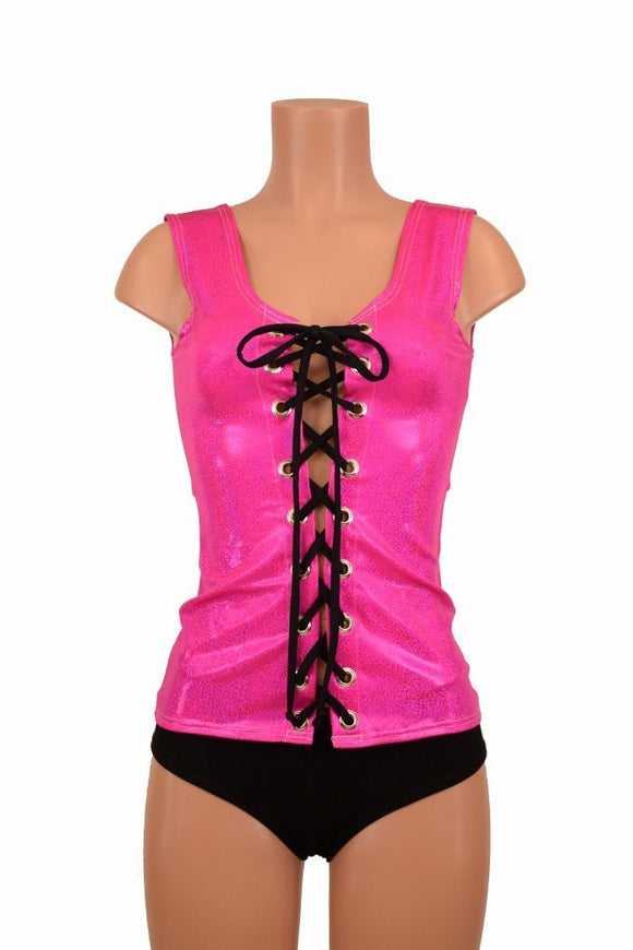 Full Length Lace Up Top - Coquetry Clothing