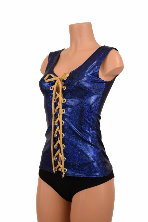 Full Length Lace Up Top - Coquetry Clothing