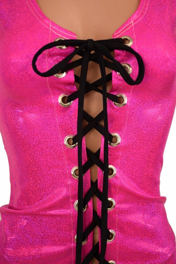 Full Length Lace Up Top - Coquetry Clothing