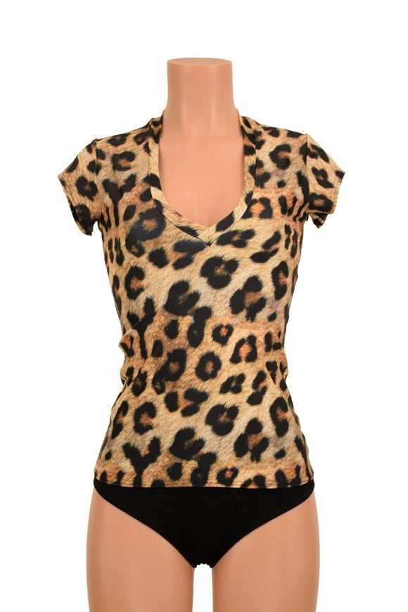 Full Length Leopard Print Top - Coquetry Clothing