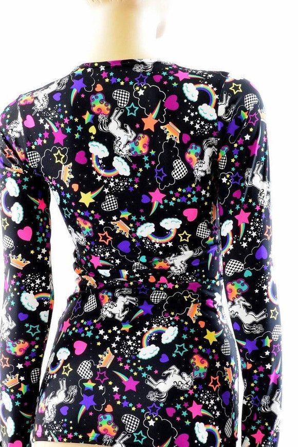 Full Length Long Sleeve Crew Neck Top - Coquetry Clothing