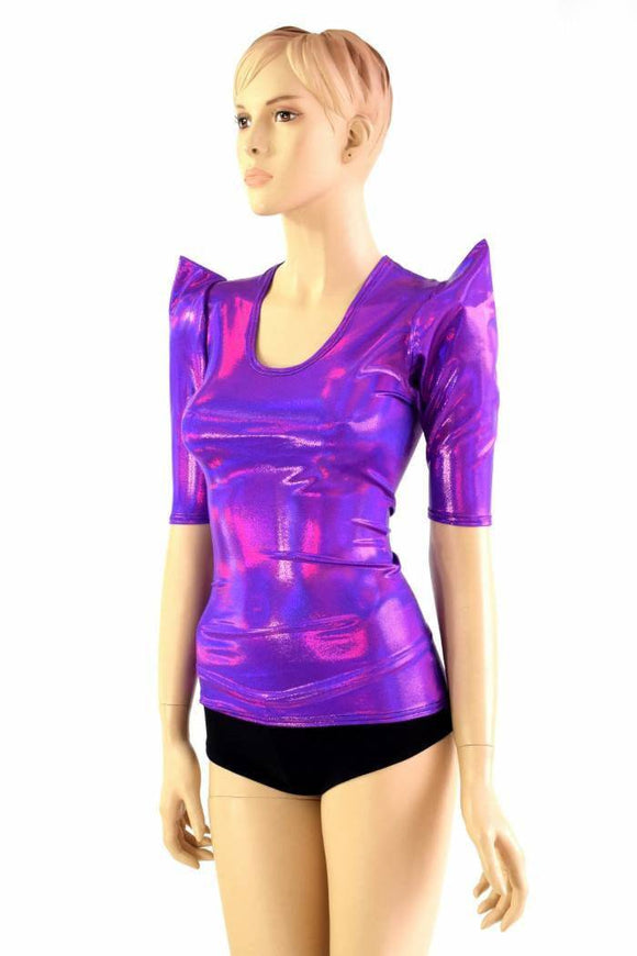 Full Length Sharp Shoulder Top - Coquetry Clothing