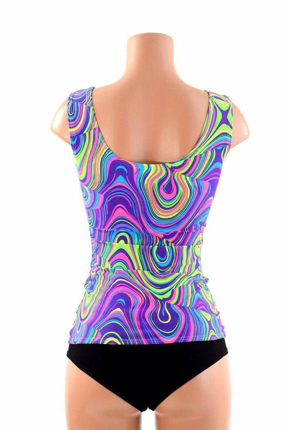 Full Length Tank Style Glow Worm Top - Coquetry Clothing