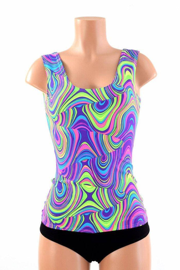 Full Length Tank Style Glow Worm Top - Coquetry Clothing