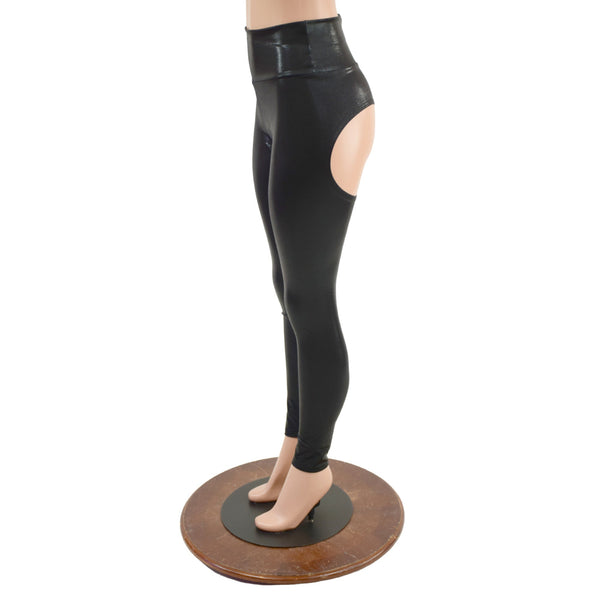 Full Moon High Waist Leggings in Black Mystique - 4