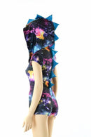 Galaxy & Blue Hoodie Romper - Coquetry Clothing