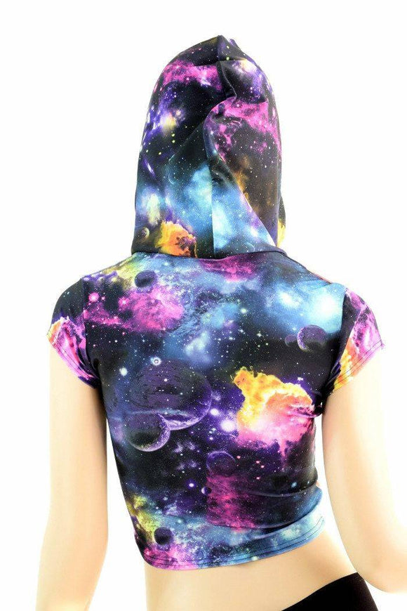Galaxy Crop Hoodie - Coquetry Clothing