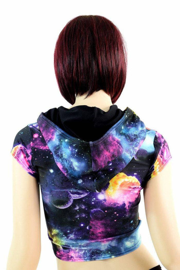 Galaxy Crop Hoodie - Coquetry Clothing