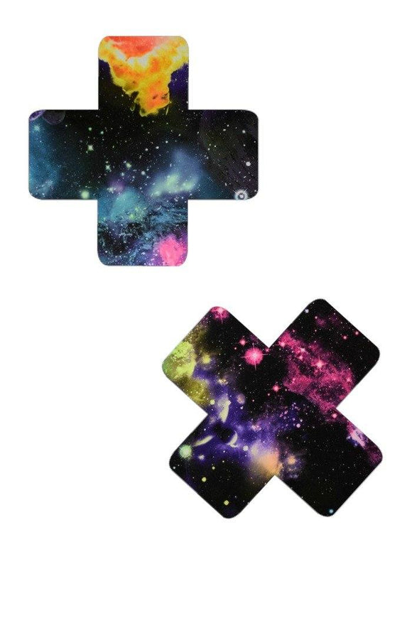 Galaxy Cross Pasties - Coquetry Clothing