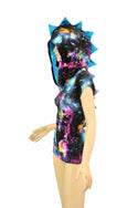 Galaxy Dragon Zipper Hoodie Romper - 4