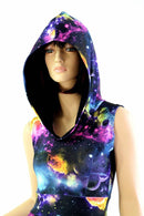 Galaxy Pocket Hoodie Skater Dress - Coquetry Clothing