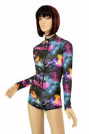 Galaxy "Stella" Zipper Romper - Coquetry Clothing