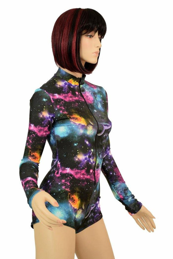 Galaxy "Stella" Zipper Romper - Coquetry Clothing