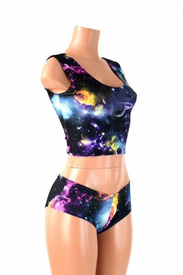 Galaxy Tank Crop & Cheekies Set - 1