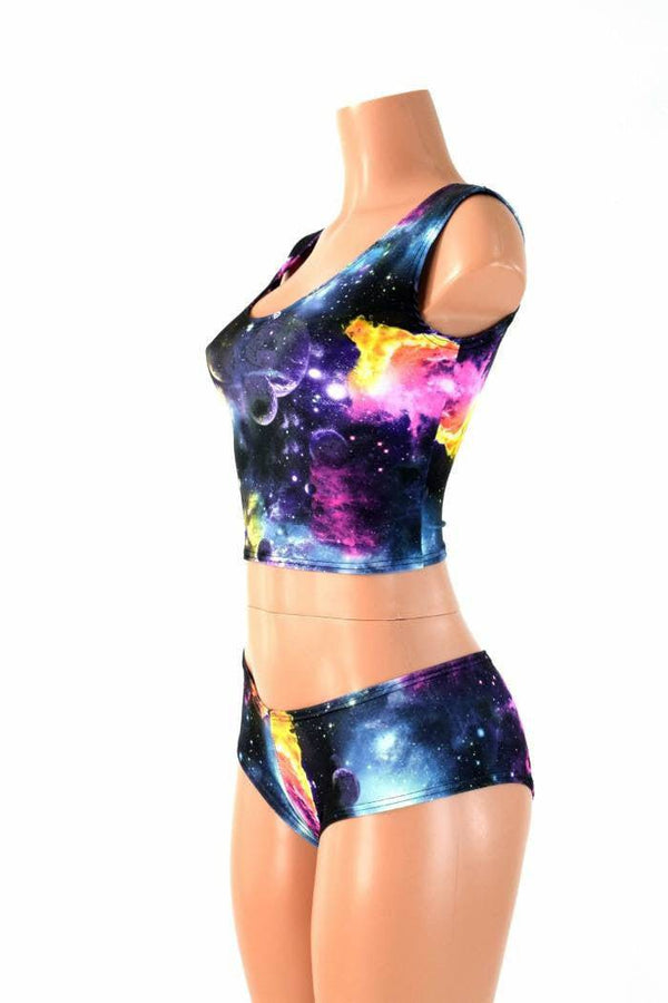 Galaxy Tank Crop & Cheekies Set - 3