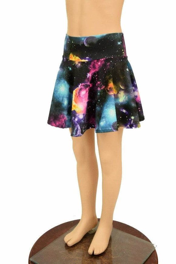 Galaxy UV Glow Kids Skirt or Skort - Coquetry Clothing