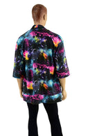 Galaxy UV Glow Short Sleeve Not - A - Cardigan - Coquetry Clothing