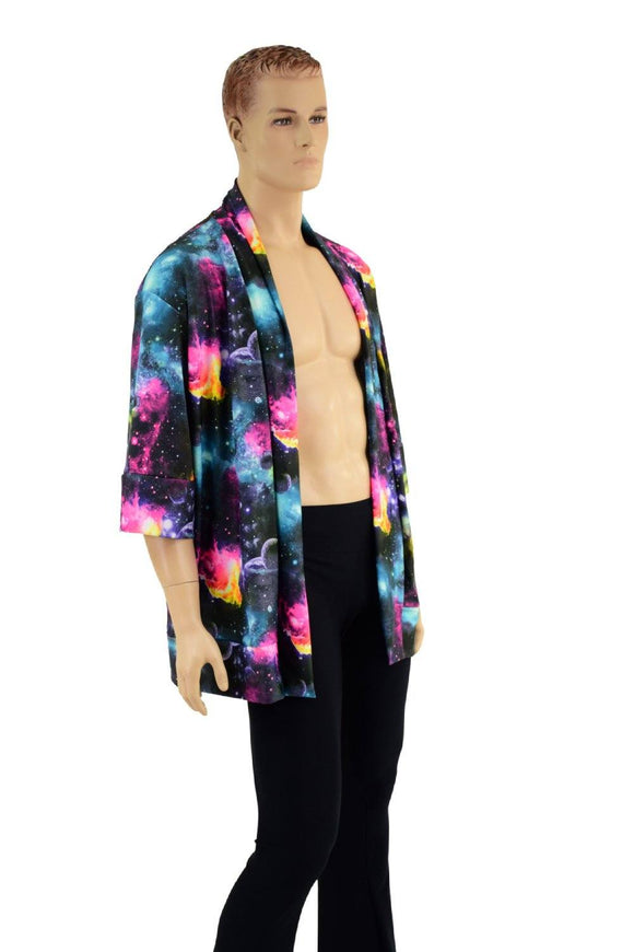 Galaxy UV Glow Short Sleeve Not - A - Cardigan - Coquetry Clothing