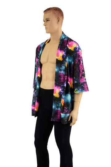 Galaxy UV Glow Short Sleeve Not - A - Cardigan - Coquetry Clothing
