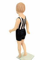 Girls Black & White Shorts & Top Set - Coquetry Clothing