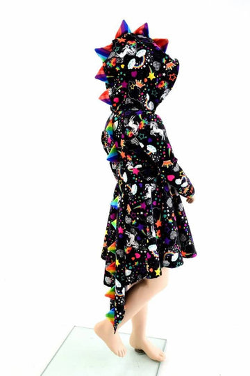 Girls Dragon Tail Skater Dress - Coquetry Clothing
