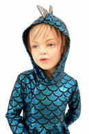 Girls Dragon Tail Skater Dress - Coquetry Clothing