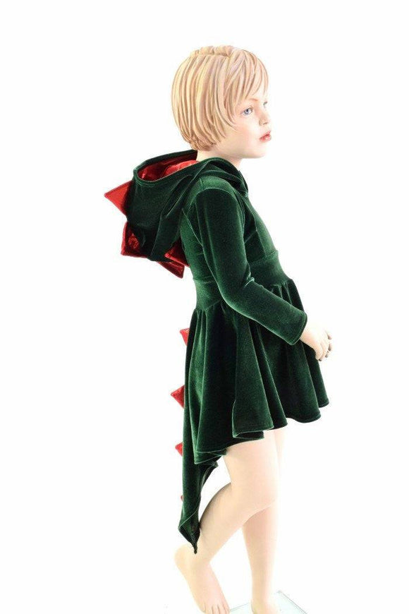 Girls Dragon Tail Skater Dress - Coquetry Clothing