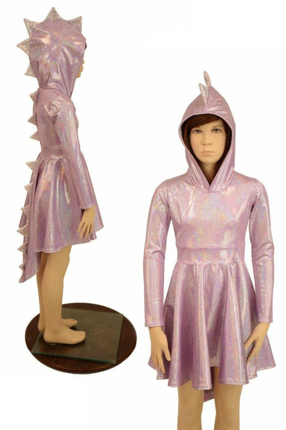 Girls Dragon Tail Skater Dress - Coquetry Clothing