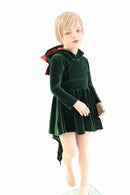 Girls Dragon Tail Skater Dress - Coquetry Clothing