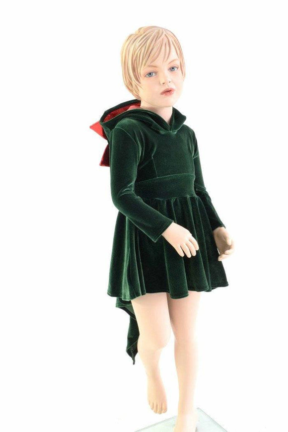 Girls Dragon Tail Skater Dress - Coquetry Clothing