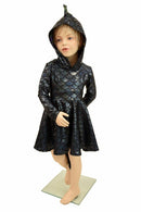 Girls Dragon Tail Skater Dress - Coquetry Clothing
