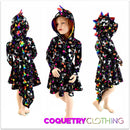 Girls Dragon Tail Skater Dress - Coquetry Clothing