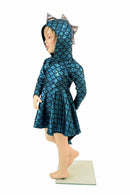 Girls Dragon Tail Skater Dress - Coquetry Clothing