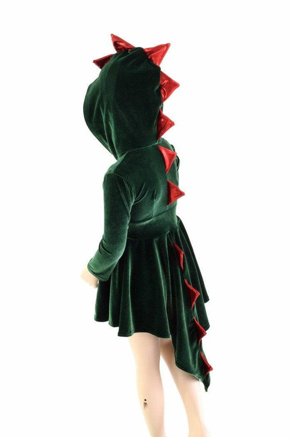 Girls Dragon Tail Skater Dress - Coquetry Clothing